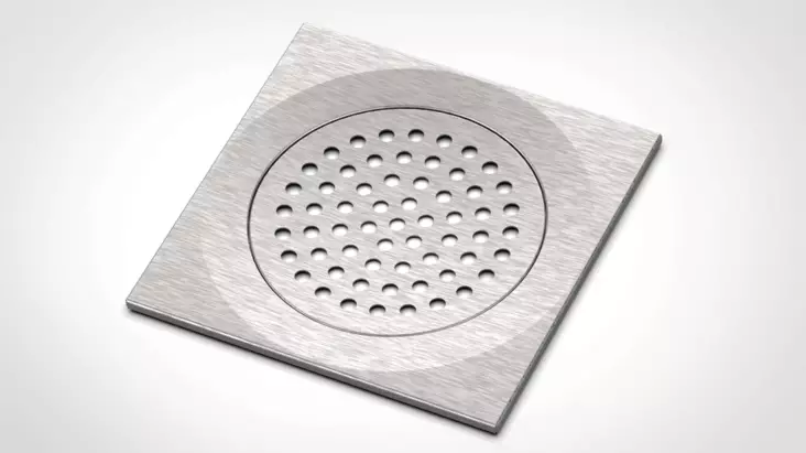 Golvbrunnslock, RST-Ram, 197x197mm - Golvbrunns lock - 6430042836376 - 1