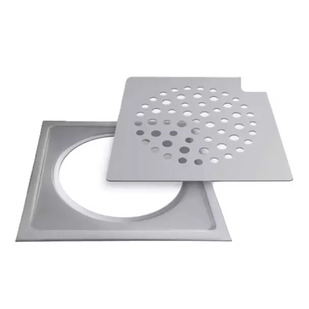 Golvränna lock, RST-Ram, 197x197mm - Golvbrunns lock - 6430042836406 - 1