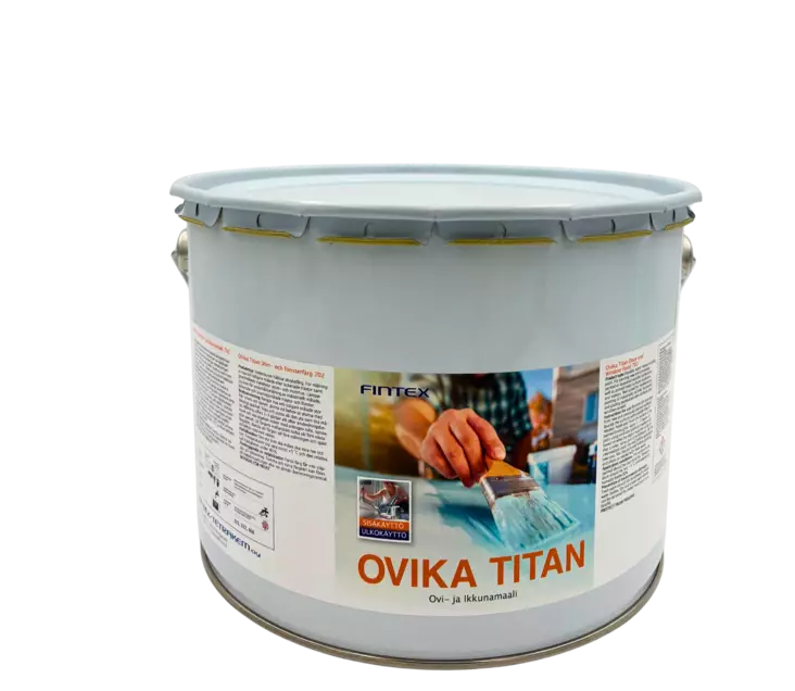 Ovika Titan Ovi- ja Ikkunamaali 9L - Vesiohenteiset Kalustemaalit - 6417529702096 - 1