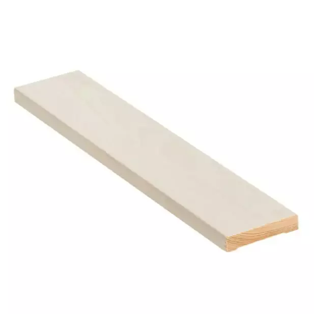 Peitelista 12x58x3300 Valkolakattu 5kpl - Peitelistat - 6418227009876 - 1