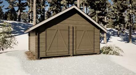 Timmerlada Suora XL Gårdsförråd 20m2 - Timmerlador - 41005067 - 2