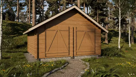 Timmerlada Suora XL Gårdsförråd 20m2 - Timmerlador - 41005067 - 1