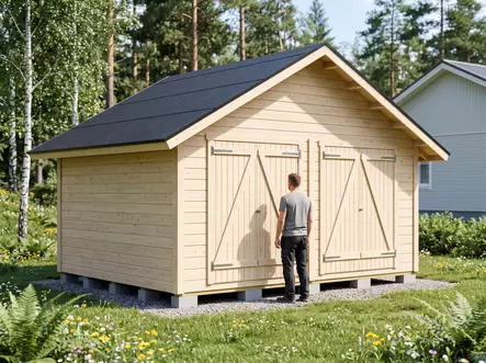 Hirsilato Suora XL Pihavarasto 20m2 - Hirsiladot ja Pihaladot - 41005067 - 1
