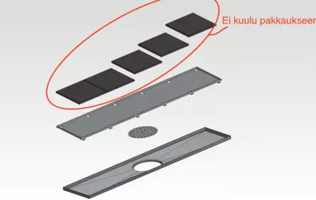 Golvrännas Lång Lock, Platta - Golvbrunns lock - 6430004287017 - 2