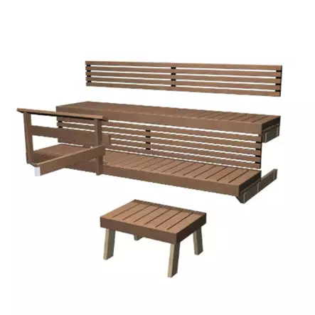 Lavpaket Formula Värmeb. Asp 2200mm - Bastulavspaket - 6417659017787 - 1
