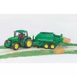 Bruder, Balpress, John Deere 690 - Leksakstraktorer och Tillbehör - U02017 - 2