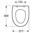 WC-Sits Lock Gustavsberg Nautic 9M24 - WC-stolar och -lock - 4047289920007 - 3
