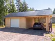 Med Takskjutport - Timmergarage - 4100537 - 1