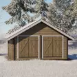 Hirsilato S20 Umpiseinä Hirsitalli 20m2 - Hirsiladot ja Pihaladot - 41005067 - 3