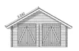 Hirsilato Suora XL Pihavarasto 20m2 - Hirsiladot ja Pihaladot - 41005067 - 4