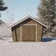 Hirsilato U6 Umpiseinä Pihavarasto 6,2m2 - Hirsiladot ja Pihaladot - 41005027 - 2