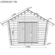 Hirsilato U6 Umpiseinä Pihavarasto 6,2m2 - Hirsiladot ja Pihaladot - 41005027 - 5