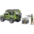 Land Rover Defender herrgårdsvagn med skogsmästare och hund - Leksaksbilar och Tillbehör - U02587 - 2