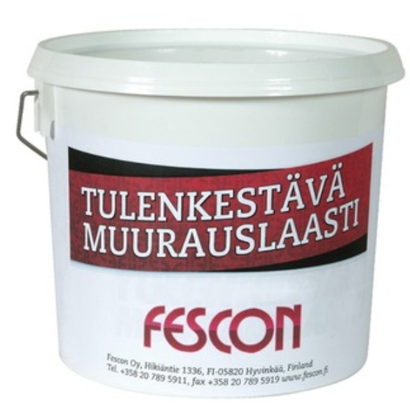 Fescon Tulenkestävä muurauslaasti 5KG - Tulisijalaastit - 6416841630667 - 13