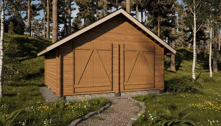 Hirsilato Suora XL Pihavarasto 20m2 - Hirsiladot ja Pihaladot - 41005067 - 1