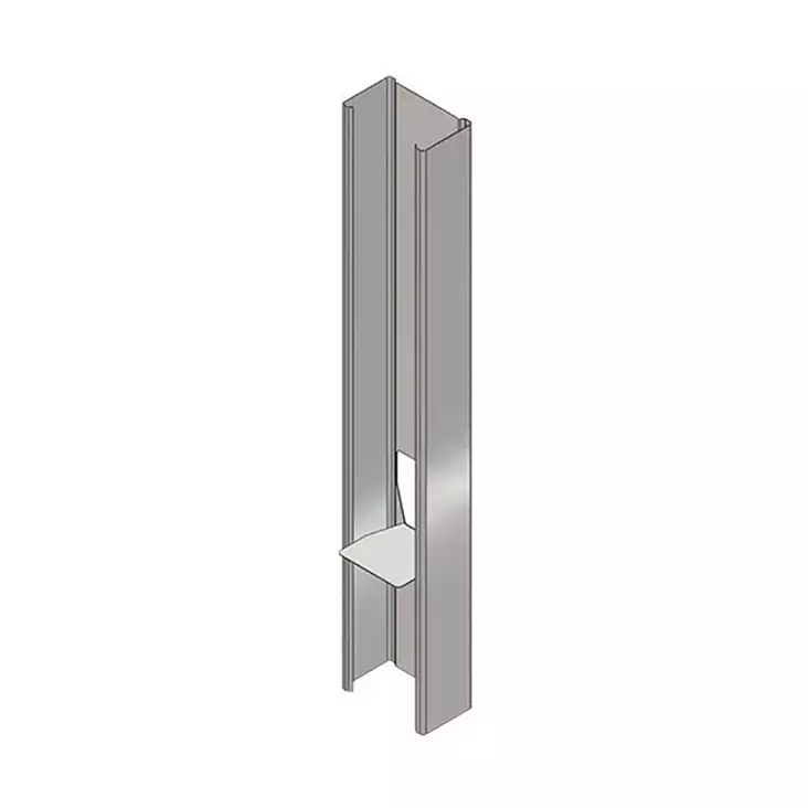 Stålprofil ELPR 66/40 2600mm Lätt - Stålreglar - 11010017 - 1