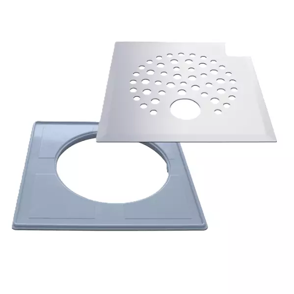 Golvbrunnslock Offset Monteringsram - Golvbrunns lock - 6430042836727 - 1