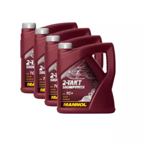 MANNOL 2-Taktolja Snowpower 4L API - 2T-tvåtakstoljor - TN40167 - 1