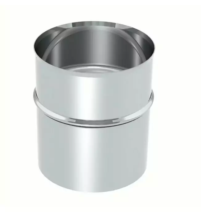 Muurausliitin Jeremias 115mm, Rst - Savuputket ja Tarvikkeet - 5900856825367 - 1