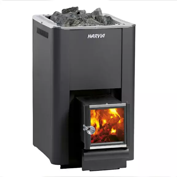 Vedeldad bastuugn Harvia Pro 20 SL Svart - Vedaggregat - 6417659036597 - 1