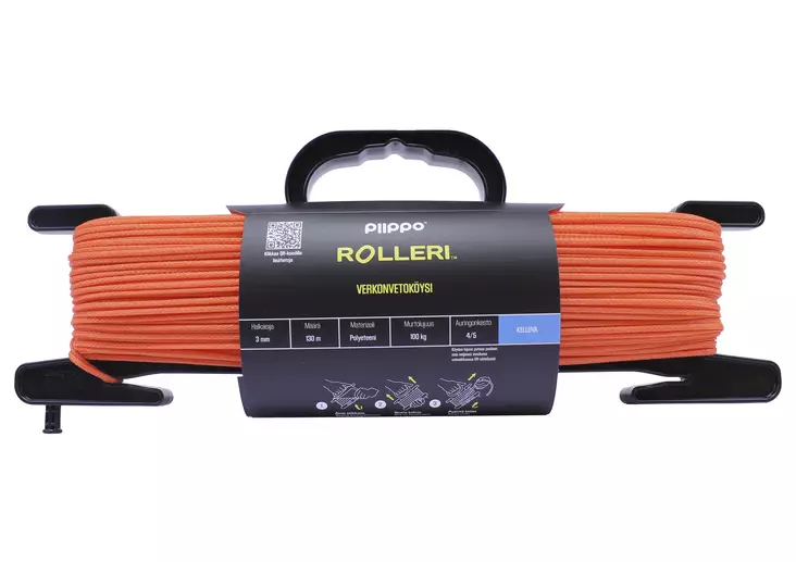 Rolleri verkonvetoköysi 3mm x 130m - Narut - 6408586580017 - 1