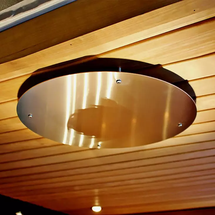 Rostfritt Brandplåt, Rund - Tillbehör till elaggregat - 6430041121787 - 1