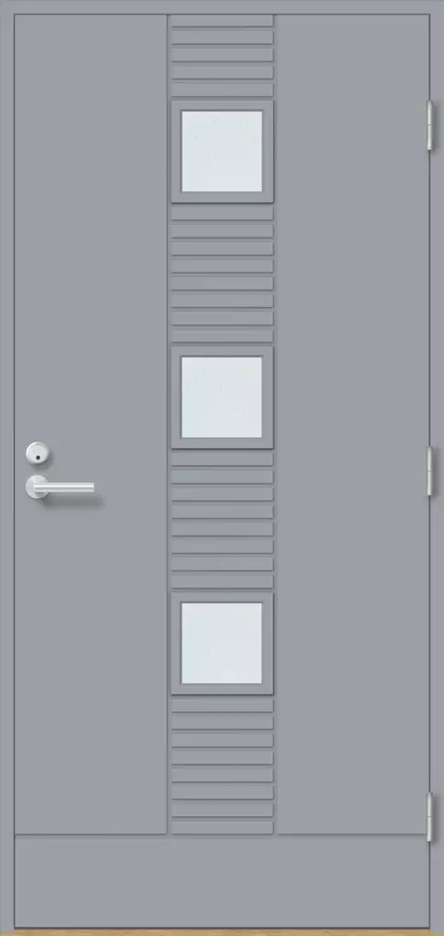 Ytterdörr Ossi Grå, Lågenergi - Ytterdörrar - 110161037 - 1