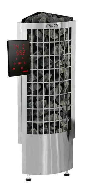 Harvia Cilindro Corner Eluppvärmd kamin 6,8kw - Elaggregat - 6417659046688 - 1