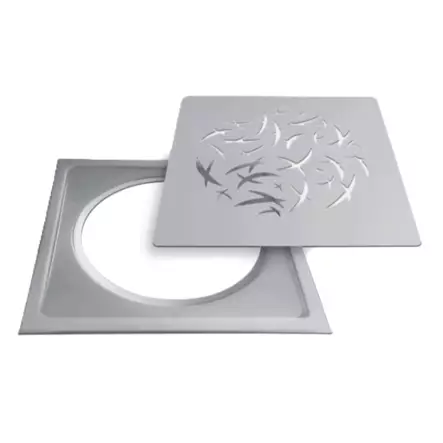 Golvbrunnslock, RST-Ram, 197x197mm - Golvbrunns lock - 6430042836468 - 1