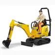 Bruder JCB Leksaksgrävmaskin och Förare - Övriga Leksaksarbetsmaskiner och Tillbehör - 4001702620028 - 1