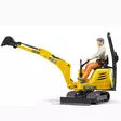 Bruder JCB Leksaksgrävmaskin och Förare - Övriga Leksaksarbetsmaskiner och Tillbehör - 4001702620028 - 3