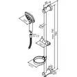 Damixa Pine Flex Duschset Kromad - Duschar och Termostater - 5708516821458 - 2