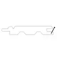 Skivpanel 15x120x2980 5st/förp - Träpaneler - 6418227014528 - 5