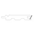 Finsågat panel 15x95x2370 8st/förp - Träpaneler - 6418227013828 - 3