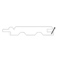 Skivpanel 15x95x2980 5st/förpackning - Träpaneler - 6418227014498 - 6
