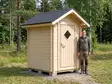 Timmer-WC T2, Raka Väggar, 2,0m2 - Utedass - 410050028 - 1