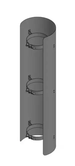 Jeremias Rökrörsskydd XL 1000mm Ø115 - Skorstenar och tillbehör - 4066701980818 - 1