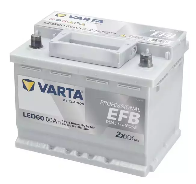 Batteri Varta 12V 60Ah 640A - Bilbatterier och Fordonsbatterier - 4016987167038 - 1