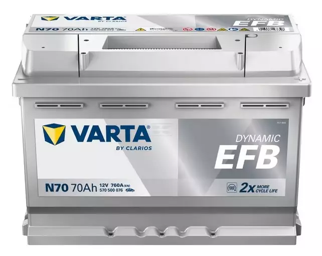 Batteri Varta 12V 70Ah 760A - Bilbatterier och Fordonsbatterier - 4016987167328 - 1