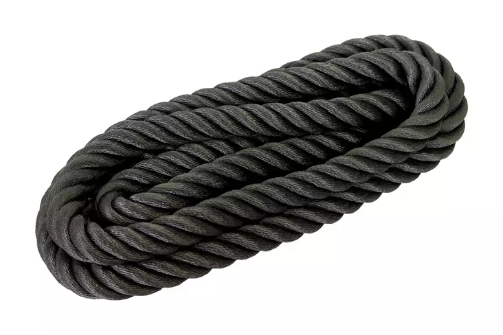 Konsthampa, svart 36 mm x 6 m - Räckeslinor och tillbehör - 6408586890758 - 1