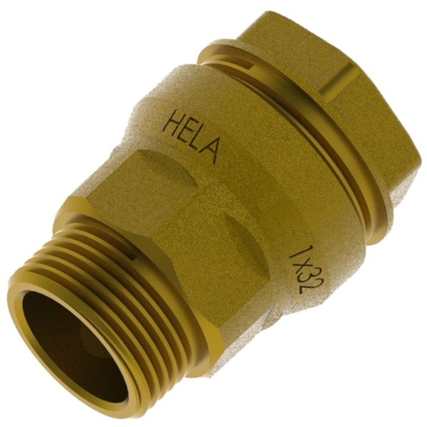 Muoviputken Liitin UK 1 1/4X40mm MS - Mässingskopplingar, raka - 6413820801278 - 1