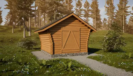 Timmerlada Rako M Gårdsförråd 10m2 - Timmerlador - 300078129 - 1