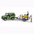 Bruder Land Rover Defender med Släpvagn - Leksaksbilar och Tillbehör - 4001702025939 - 2