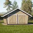 Hirsilato U20 Umpiseinä Pihavarasto 20m2 - Hirsiladot ja Pihaladot - 41005009 - 2