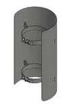 Jeremias Rökrörsskydd XL 500mm Ø115 - Skorstenar och tillbehör - 4071263019609 - 1