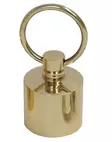 Päätytulppa + rengas Ø 38 mm messinki - Kaideköydet ja Tarvikkeet - 6408586890499 - 1