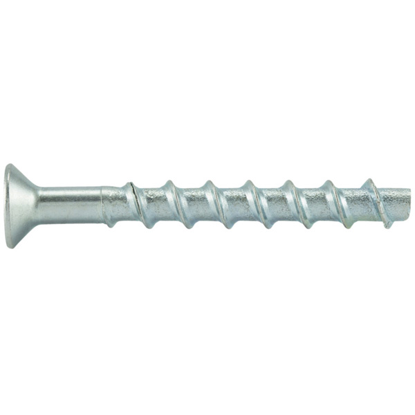 Betoniruuvi Zn 6x80/45/40/25mm Uppokanta - Erikoiskiinnikkeet ja Erikoisruuvit - 4260116916619 - 1