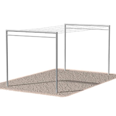 Pyykinkuivausteline Upotettava 2xPääty - Tuuletus- ja Kuivaustelineet - 6417538001029 - 1
