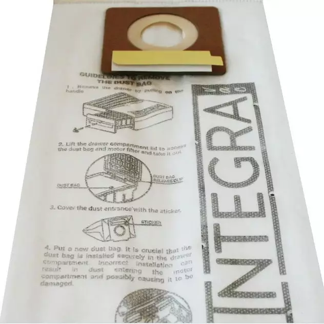 Beam Integravac Pölypussi 4L 5 kpl - Keskuspölynimurit ja Tarvikkeet - 6429810790019 - 1