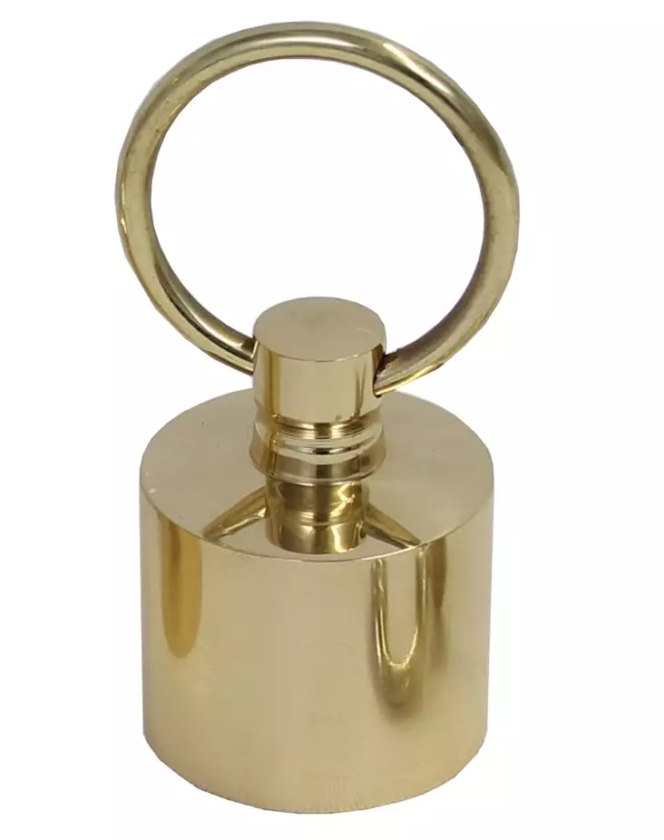 Päätytulppa + rengas Ø 38 mm messinki - Kaideköydet ja Tarvikkeet - 6408586890499 - 1
